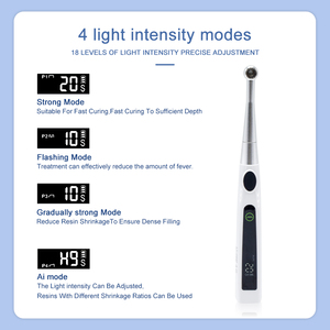 Nuova Lampada Fotopolimerizzante Dentale 1S a LED Economica Senza Fili con Testa in Metallo Polimerizzazione 1 Secondo 4 Modalità Attrezzatura per Odontoiatria - Product Image 3