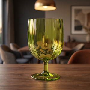 Copas de Vino Clásicas para Fiestas EL AG-274 de 10 oz, Libres de BPA, Acrílicas Tritan, Resistentes a los Golpes, con Tallo Corto y Grueso - Product Image 3