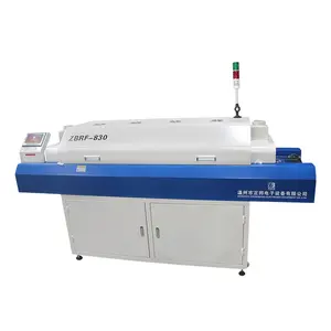 ZB835 yüksek performanslı SMT reflow fırın 5/6/8/12 ısıtma bölgeleri tekrar akımlı lehimleme makinesi kızılötesi ısıtma smt üretim hattı