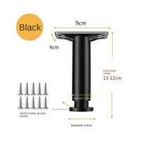 Support télescopique réglable multi-style pour lit, plaque inférieure, cadre de support, tige