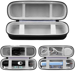 Portable Electric <b>Toothbrush</b> <b>Case</b> <b>with</b> Zipper Closure and Lanyard for Travel Storage - Product Image 2