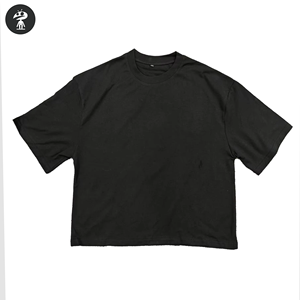 Camiseta Deportiva de Gran Tamaño con Hombros Caídos y Estampado DTG, Personalizable con Logotipo, Camiseta con Estampado Puff para Hombre - Product Image 3