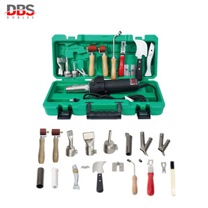 Pistola soldadora de plástico de aire caliente con Todos los kits de soldadura <span class=keywords><strong>para</strong></span> tablones de PP, tuberías de PE, películas de HDPE, membrana de PVC - Product Image 1