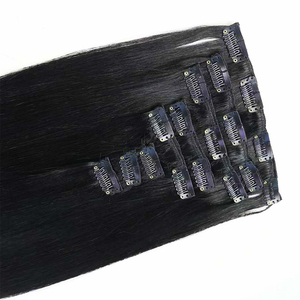 2025 thiết kế mới vô hình clip trong phần mở rộng tóc nặng gram 200g có sẵn vô hình hơn và có thể mặc trên phần chân tóc - Product Image 1