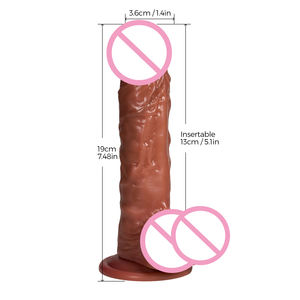 Sexspielzeug für Frauen 7 Zoll realistischer Silikon dildo, körpers icherer ultra weicher lebensechter Dildo mit starkem Saugnapf - Product Image 2