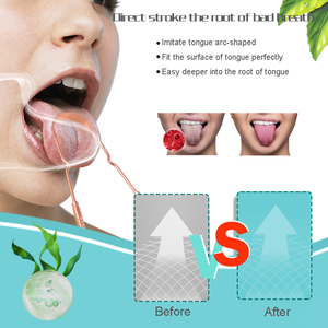 Cuidado bucal 100% raspador <span class=keywords><strong>de</strong></span> <span class=keywords><strong>lengua</strong></span> en forma <span class=keywords><strong>de</strong></span> U <span class=keywords><strong>de</strong></span> cobre puro para adultos y niños <span class=keywords><strong>limpiador</strong></span> <span class=keywords><strong>de</strong></span> <span class=keywords><strong>lengua</strong></span> - Product Image 4