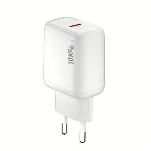 อะแดปเตอร์ชาร์จไฟแบบติดผนัง พอร์ต Type C รองรับ PD 20W USBC QC 3.0 ชาร์จเร็ว หัวปลั๊ก EU US สำหรับโทรศัพท์มือถือ ราคาโรงงาน - Product Image 6