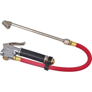 Manomètre à pneus tout en métal avec tuyau anti-explosion épais -20 ℃ ~60 ℃   Résistant aux conditions d'atelier difficiles Prix de gros - Product Image 1