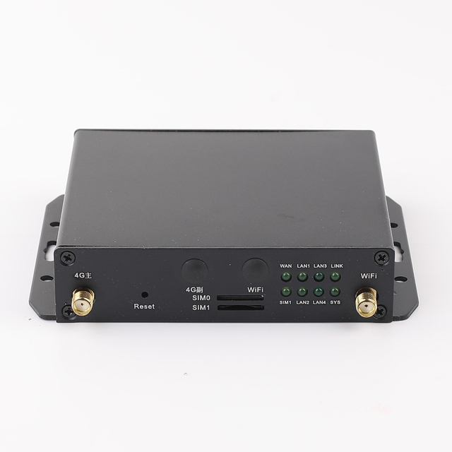 Outdoor 300Mbps Wide Temperature DIN Rail Rugged Industrial 4G LTE Cat4 Cellular Router Wide Voltage Input Dual SIM Router