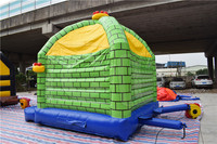 Maison gonflable de rebond de glissière de videur de maison gonflable d'enfants pour des enfants et des adultes