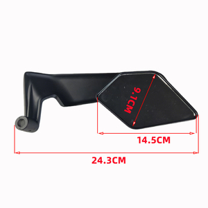 Accesorios para Motocicleta, Soporte de Espejo Retrovisor Plegable de Ala Fija Mecanizado por CNC, Kit de Soporte Ajustable para Espejo Lateral para Scooter/<span class=keywords><strong>Moto</strong></span> - Product Image 4