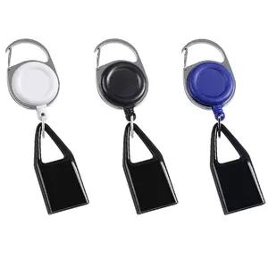 Custom mini retractable keychain holder sleeve cover tool smoke accessories wrapper plastic Lighter case leash holder