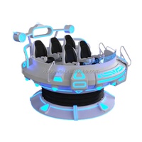 Simulador de Realidad Virtual con Movimiento de Rotación de 360 Grados, Equipo de Simulación VR de 5 Asientos, Cine VR 9D, Máquina VR UFO