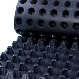 Tapis de drainage en plastique HDPE/tapis de drainage en plastique 30mm pour le drainage du jardin et la protection des murs - Product Image 2