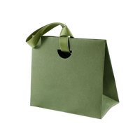 Tas Kado Kertas Kraft Daur Ulang Warna Ivory Perak dengan Logo Kustom untuk Pakaian, Kaos Kaki, Sepatu, Perhiasan & Jam Tangan
