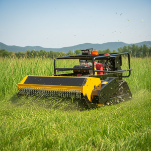 Meilleures tondeuses à fléaux intelligentes Euro 5 sans fil 22 CV, qualité industrielle et DIY, télécommandées, avec poignée télescopique, portée 680 m pour la coupe de l'herbe - Product Image 2