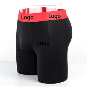 New Compression Mens Workout Fitness Shorts Mens Underwear Custom Tight Breathable Men <strong>Boxer</strong> Brief Wholesale - Product Image 4