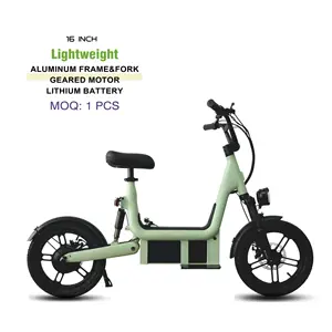 Più economico 48V 350W/500W moto elettrica ciclomotore elettrico Scooter città bici per adulti