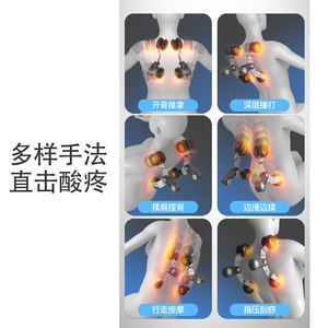 Smart Massage Chair Full Body Zero Gravity Ai Touch Control Multi Functional Home Use 31-60 Airbags Sl Type Rail - Product Image 3