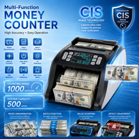 Compteur de billets AL-N60D 1 CIS, détecteur de devises, machine à compter l'argent, compteur de billets
