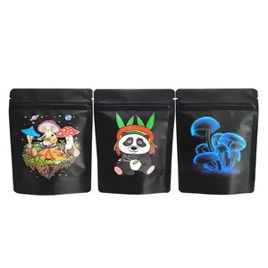 Custom Logo Printed Die Cut Holographic 1 Pound 1oz 1g 5g 250g 1lb Resealable Package Smell Proof Mylar Plastic Packaging Bag