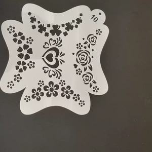 Pochoirs de tatouage professionnels en gros pour le maquillage corporel, modèle NUKOLO en résine PET facile à appliquer, idéal pour les équipes, livré en valise. - Product Image 2