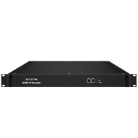 Décodeur IP HZY-3714A, décodeur IP vers vidéo, 4 sorties, décodeur vidéo réseau pour système de distribution de télévision numérique IPTV CATV