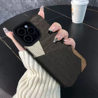 Pour Funda iphone 16 15 14 12 11 13 Pro 15Pro 16Pro Max Mini X XS X S Max XR SE2 SE3 8 7 Plus coque de téléphone femmes hommes housse en cuir