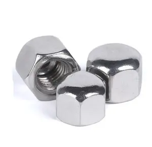 M6 M8 Stainless Steel A2-70 Low Style DIN 917 Hex Cap Nut
