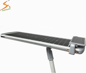 Tự làm sạch LED năng lượng mặt trời ánh sáng đường phố ngoài trời không thấm nước 30W 40W 50W 60W 70W 80W tích hợp tất cả trong một - Product Image 3