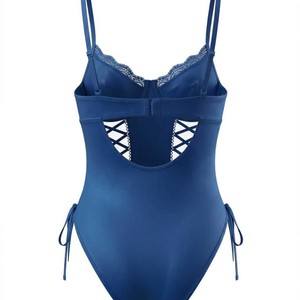 Nouvel Arrivage : Ensemble Lingerie Femme Sexy en Dentelle Respirante, Une Pièce, Effet Push-Up, Ajouré et Séduisant (Soutien-Gorge et Culotte) - Product Image 5