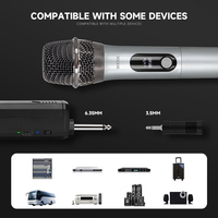 Microphone sans fil 2,4 GHz pour cours de déialectation, microphone capacitif