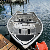 Fabricants d'origine, bateau de pêche en aluminium à excellente stabilité, bateau en aluminium à navigation douce à vendre