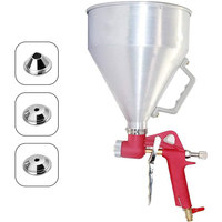 Pistolet de pulvérisation à air comprimé pour texture, en aluminium blanc, 6 L (1,45 gallon), pour revêtement mural et de plafond