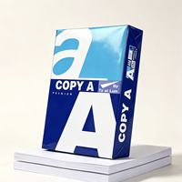 Papier de copie A4 70-80g blanc haute luminosité 100% pâte de bois vierge de Shandong pour impression et copie