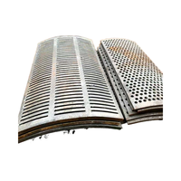 Maille perforée en acier au manganèse de haute qualité, plaque perforée sur mesure pour l'industrie minière, utilisation de criblage