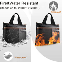 Sac de transport pour documents ignifuge et imperméable grande capacité pour hommes, vente en gros d'usine