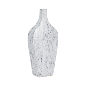 Vaso in Ceramica Scultoreo, Forma Affusolata Moderna, Pezzo Decorativo per Soggiorno - Product Image 3