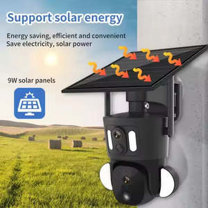 UBOX-Cámara DE SEGURIDAD IP66 impermeable, 6MP, WiFi y 4G, visión nocturna exterior con intercomunicador bidireccional, cámara CCTV alimentada por energía solar - Product Image 5