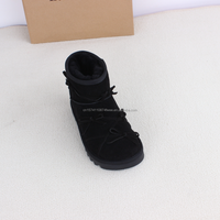 Bottes d'hiver allemandes en fourrure de mouton de style UGG de haute qualité L.M.G.G OEM ODM pour femmes, à bout large, respirantes, antidérapantes, authentiques