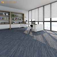 Carrelage de moquette commercial populaire à prix avantageux, carrelage de moquette 50x50 pour hôtel, bureau