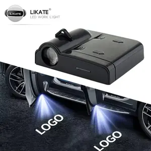 Lampu Proyektor Laser Bayangan Hantu Led Pintu Kesopanan Mobil 3d Nirkabel Harga Pabrik Logo Kustom Lampu Selamat Datang Logo Pintu Mobil