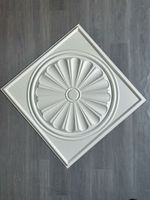 Placage Or et Argent Intérieur, Design Miroir 50*50mm, Panneau Mural PVC 3D Effet Diamant, Décoration Moderne pour la Maison