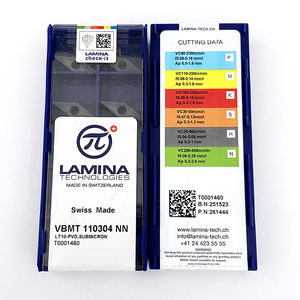 Herramientas de corte originales suizas, insertos de carburo de tungsteno, LT10 100%, - Product Image 1