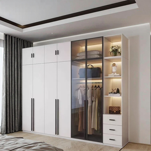 <span class=keywords><strong>Armoire</strong></span> de Rangement Sur Mesure Moderne en Verre pour Chambre à Coucher - Product Image 2