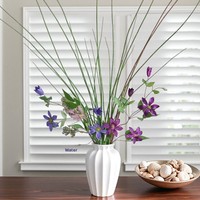 Branches artificielles florales en plastique DIY, 5 tiges/bouquet, plantes linéaires à articulations rigides, décoration maison et mariage, écologiques et durables