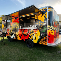 Commercial Food Van Concession Street Mobile Food Truck Panier Fast Food Remorque à vendre Usa Europe Australie