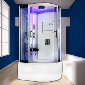 sanitary ware wihrlpool steam shower computerized massage led digital steam shower combo bathtubs whirlpools steam shower