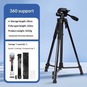 Support de trépied 360 personnalisé pour <span class=keywords><strong>lampe</strong></span> de pêche, télescope, <span class=keywords><strong>projecteur</strong></span>, appareil photo, selfie, diffusion en direct, capacité de charge de 3 kg, avec bulle - Product Image 6