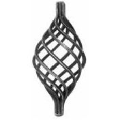 Balaustres ornamentales de hierro forjado Cestas de hierro forjado Escalera Parrilla Nido de pájaro - Product Image 6